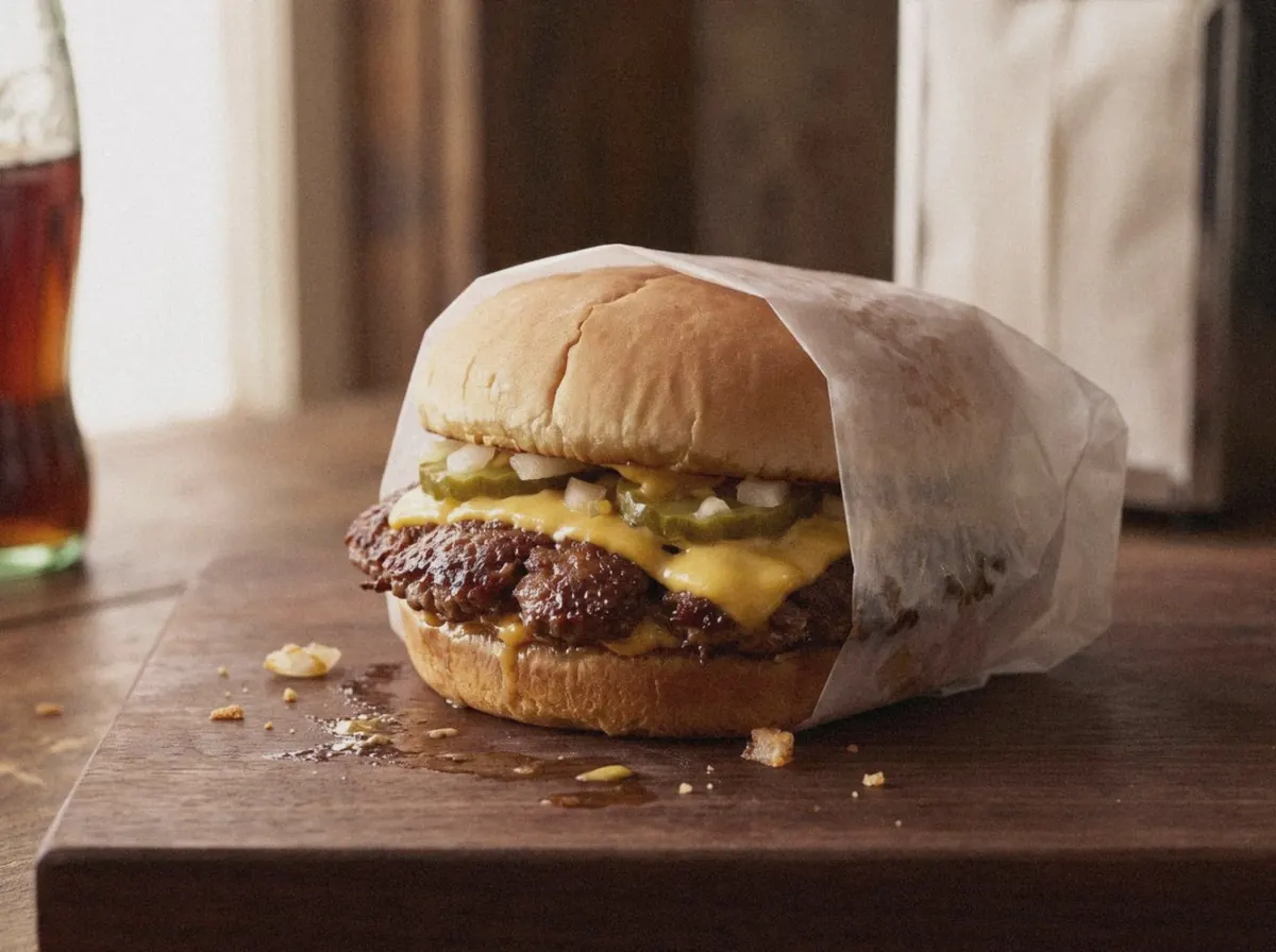 AI illustration of this burger, made from its recipe description