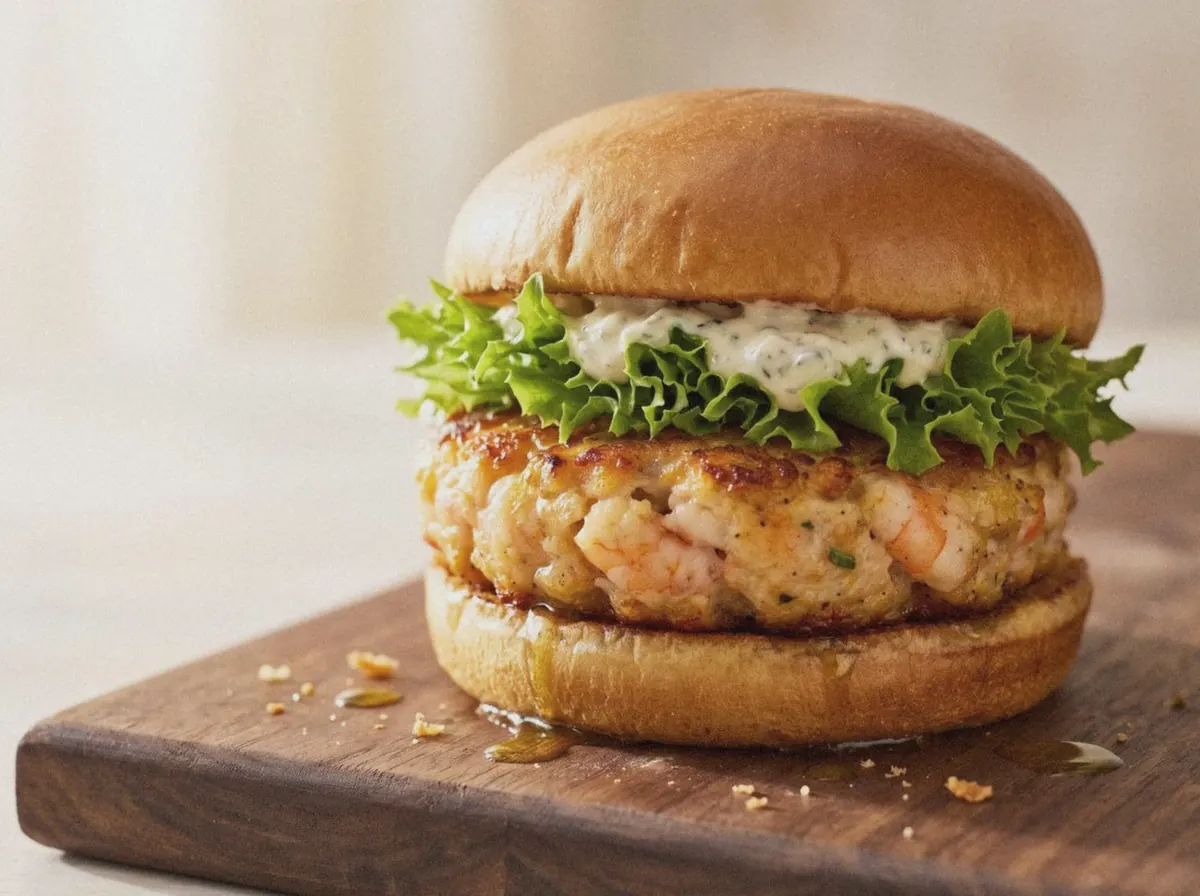 AI illustration of this burger, made from its recipe description