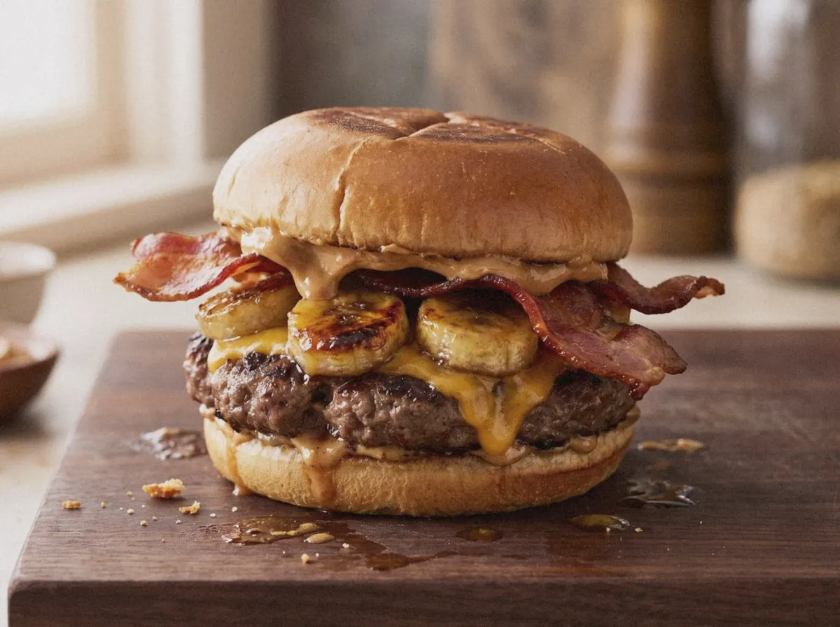 AI illustration of this burger, made from its recipe description