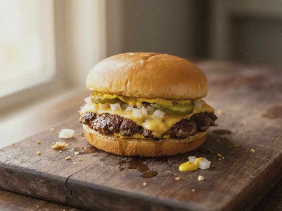 AI illustration of this burger, made from its recipe description