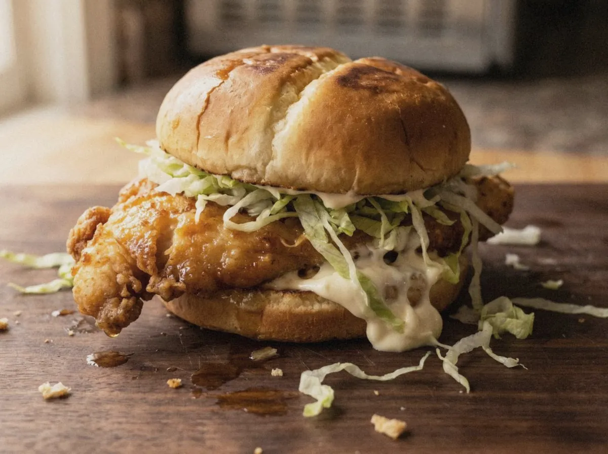 AI illustration of this burger, made from its recipe description