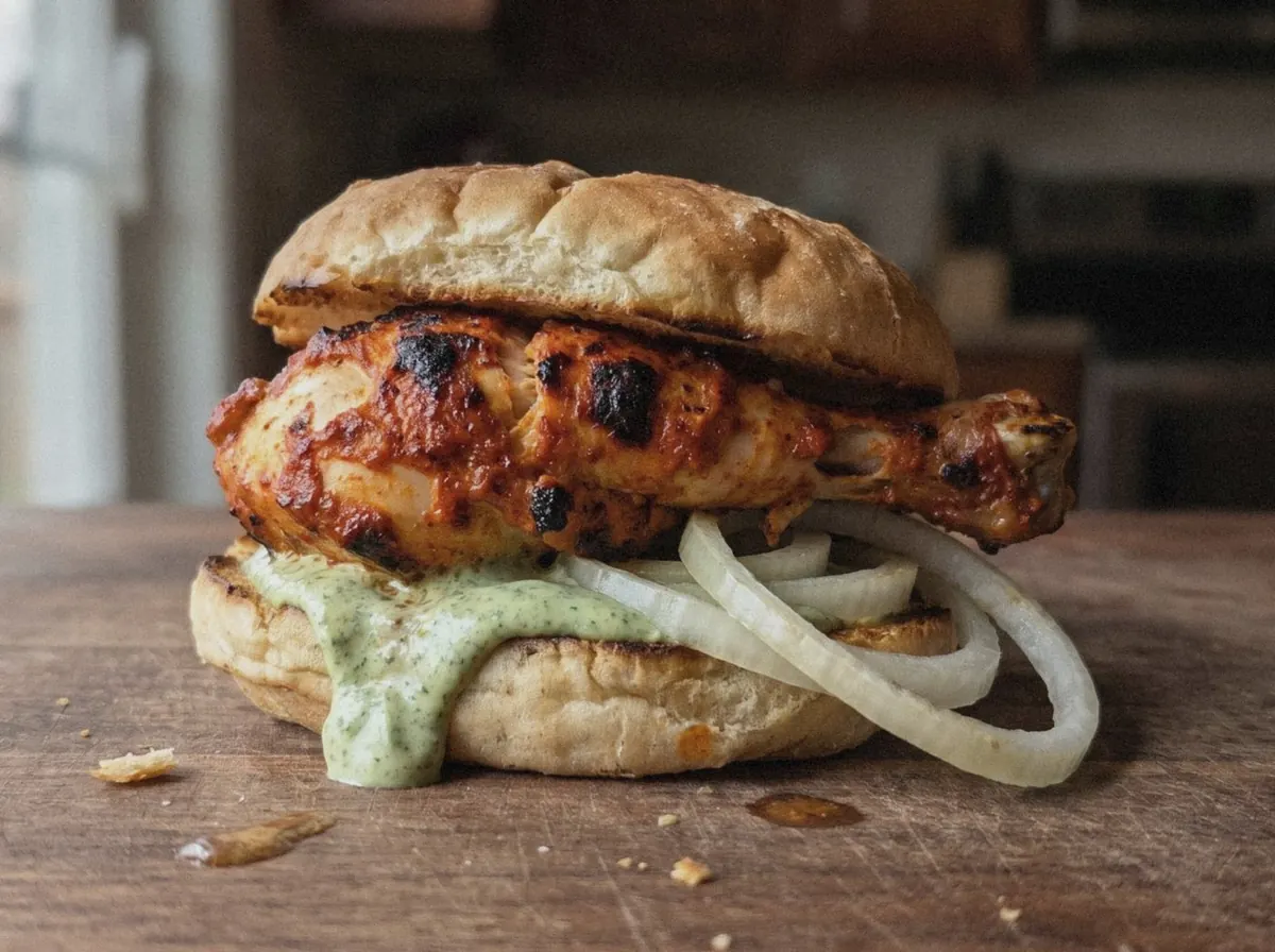 AI illustration of this burger, made from its recipe description