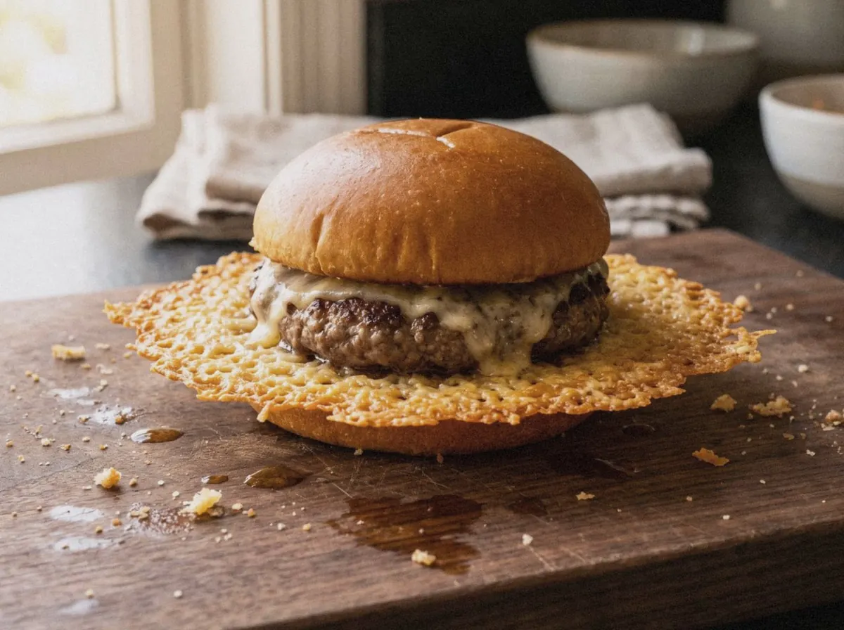 AI illustration of this burger, made from its recipe description